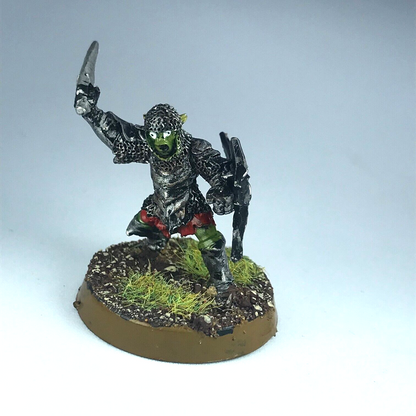 Metal Moria Goblin Warrior LOTR - Painted - Warhammer / Lord of the Rings X10291