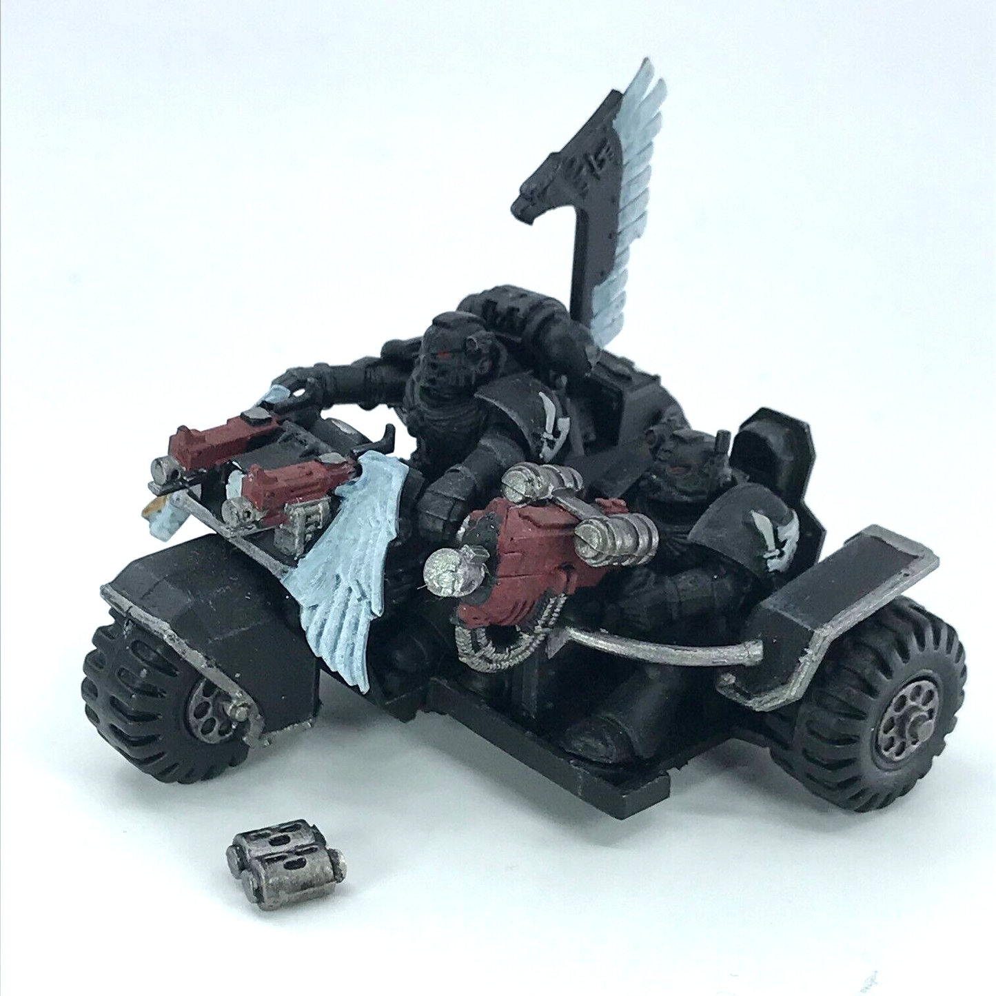 Dark Angels Ravenwing Assault Bike Space Marines - Warhammer 40K Painted C1471