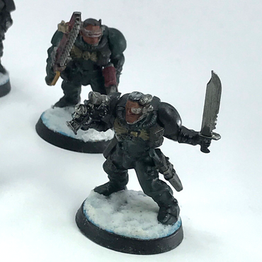 Dark Angels Scout Infantry Squad Space Marines - Warhammer 40K Painted C2664