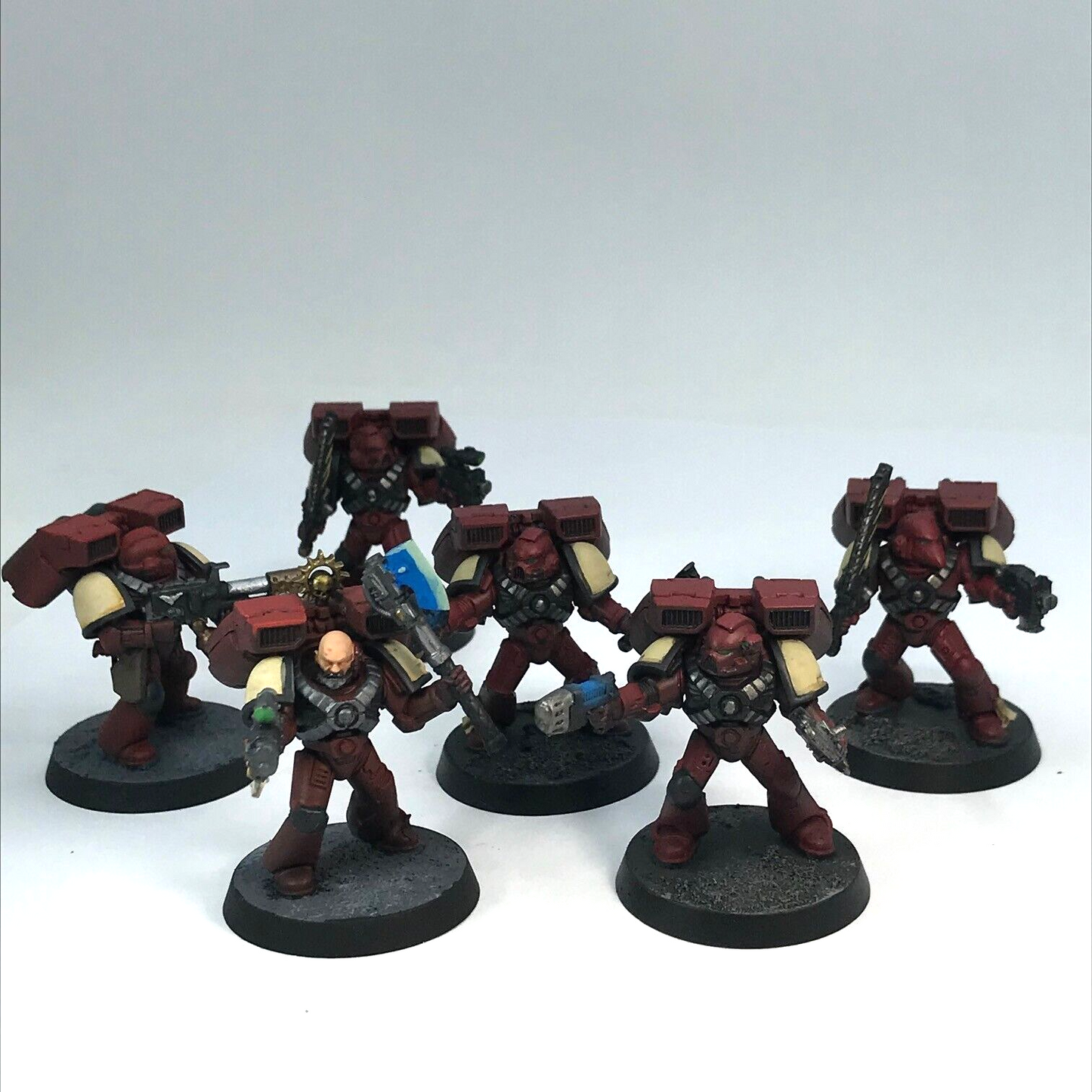 Space Marine Assault Marine Squad Painted - Warhammer 40K C1266