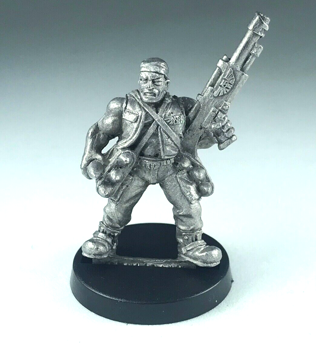 Classic Metal Catachan Rocket Launcher Crew Imperial Guard - Warhammer 40K X2101