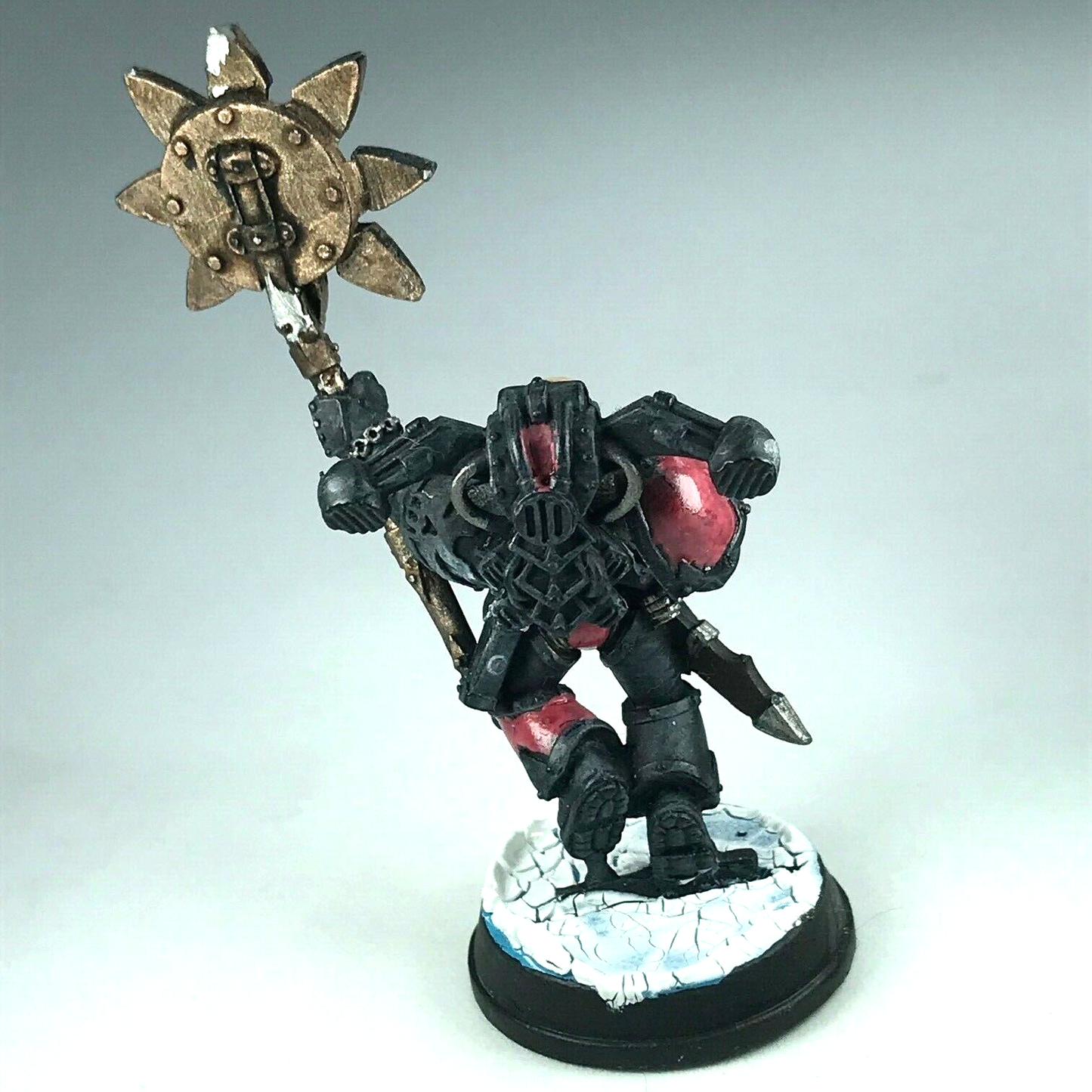 Chaos Space Marine Standard Bearer Command - Painted - Warhammer 40K X5676