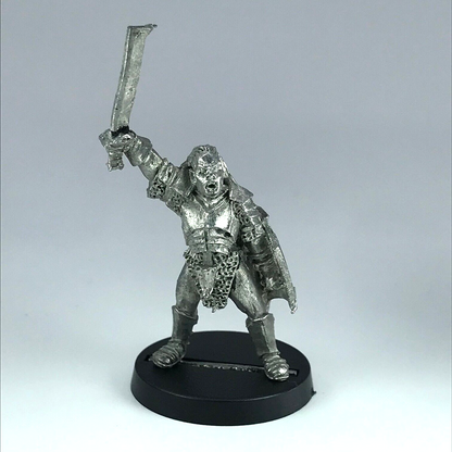 Uruk Hai Captain - LOTR Warhammer / Lord of the Rings Metal Games Workshop X9347