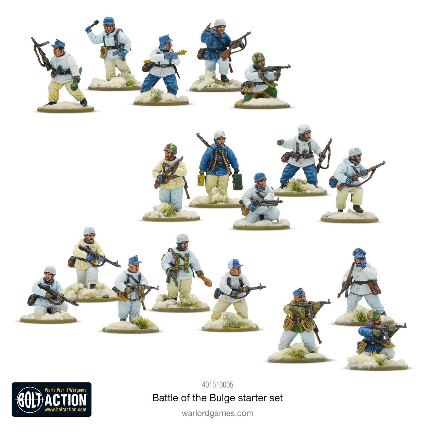 Bolt Action Starter Set - Battle of the Bulge 3rd Edition - Warlord Games - New