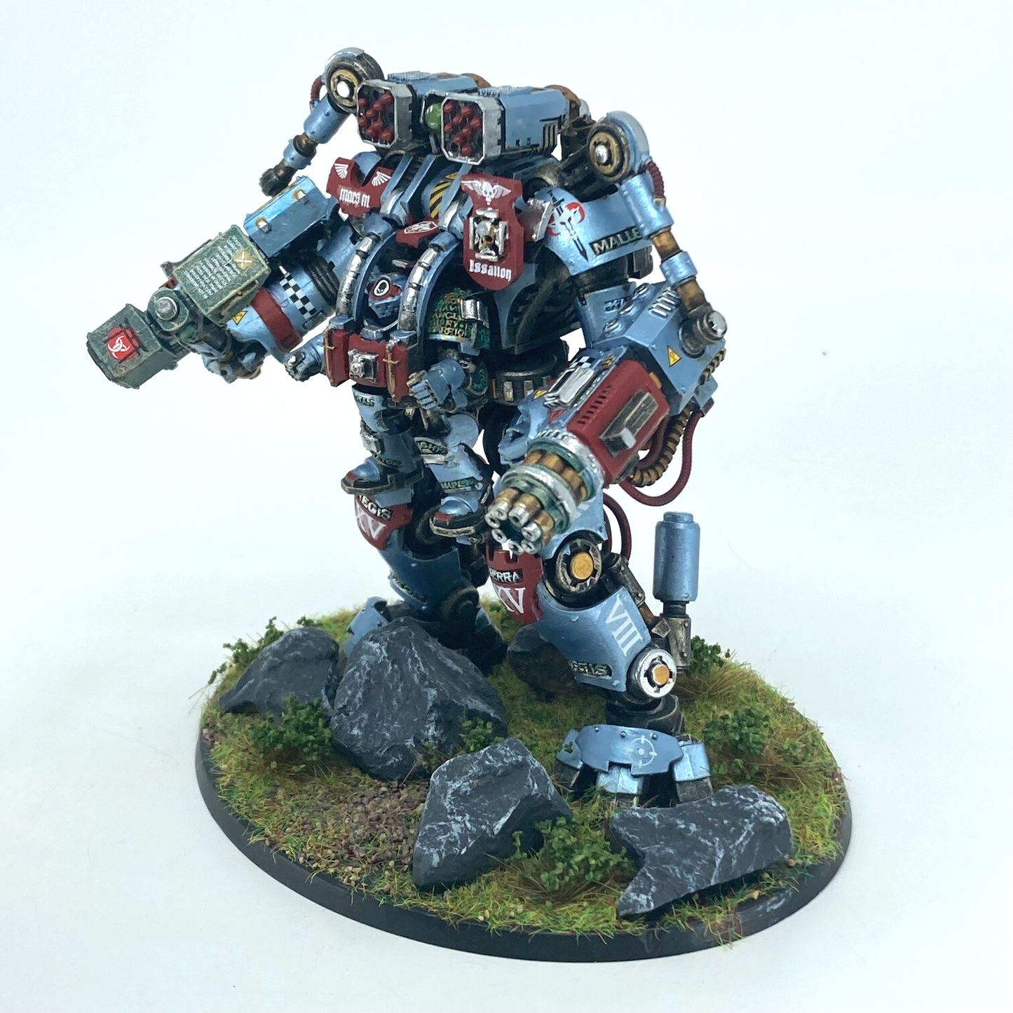 Grey Knights Nemesis Dreadknight Space Marines - Painted - Warhammer 40k (7)