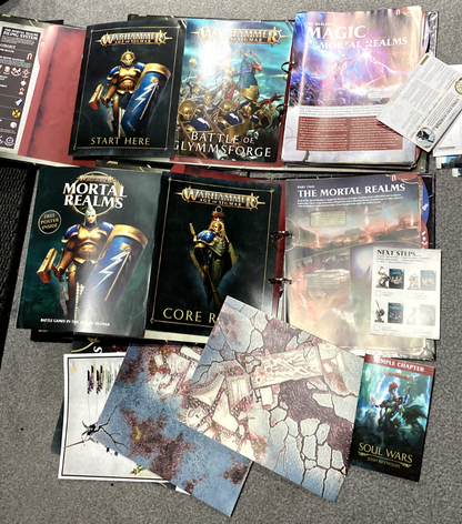 Stormcast Eternals Binder Folder Magazine Book Bundle - Warhammer Age of Sigmar