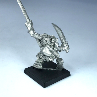 Orc Big Uns Standard Bearer Dated 1996 Orcs & Goblins Citadel Warhammer X10344