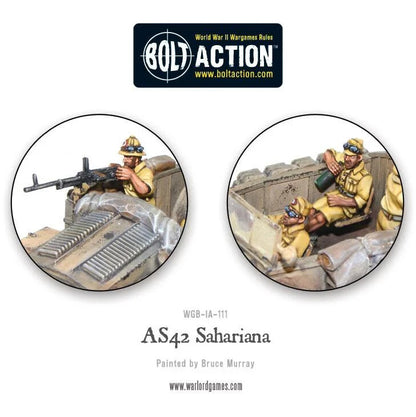 Italian AS43 Sahariana - Brand New - Warlord Games Bolt Action Miniatures