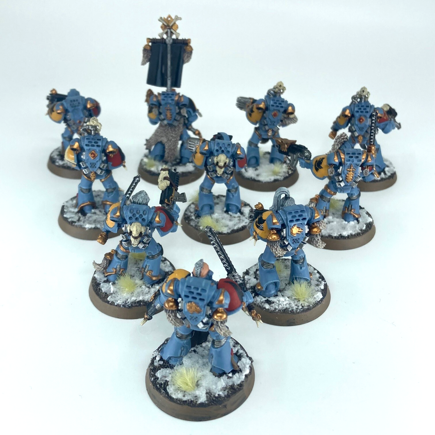 Blood Claws Squad - Space Wolves Space Marines - Painted Warhammer 40K GW C6250