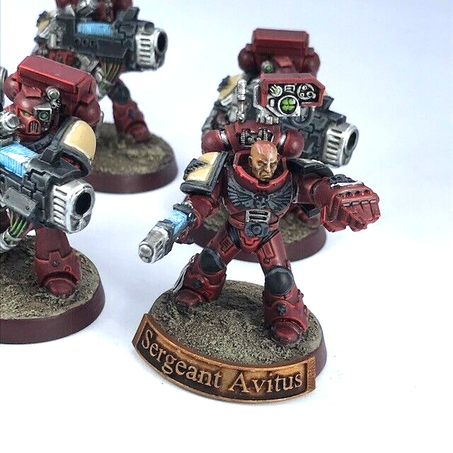 Blood Angels Devastator Squad Space Marine - Painted - Warhammer 40K C3695