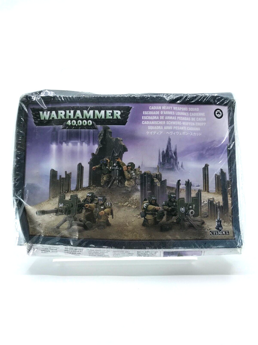 Cadian Heavy Weapons Squad Astra Militarum - Unopened - Warhammer 40K 2