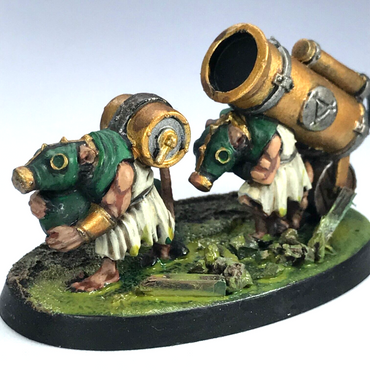 Skaven Poisoned Wind Mortar - Painted - Warhammer Fantasy / Age of Sigmar X9892