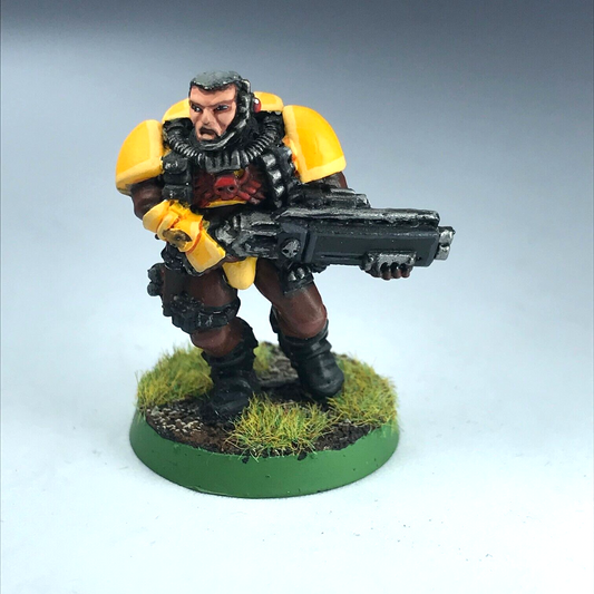 Metal Imperial Fist with Shotgun Space Marines - Painted - Warhammer 40K X10817