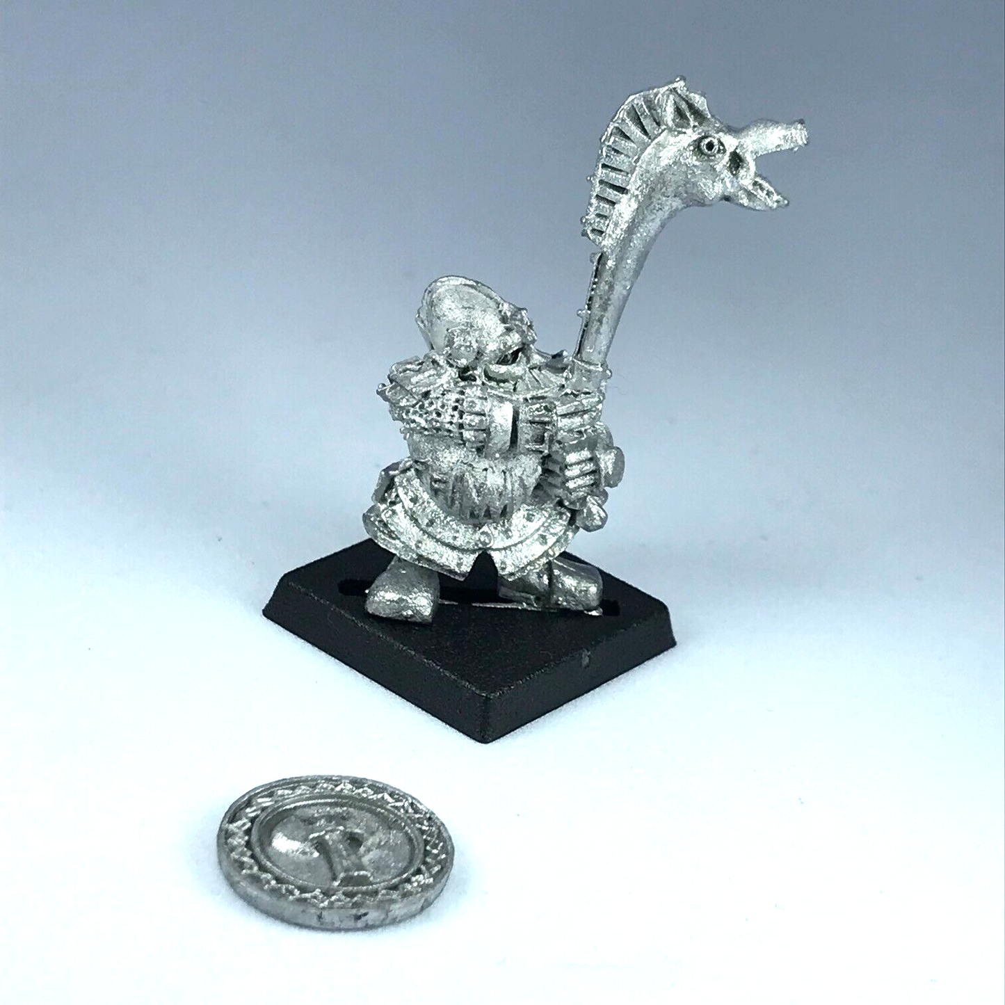 Classic Metal Dwarf Iron Breaker Musician Command - Warhammer Fantasy X8365