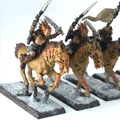 Wood Elves Glade Rider Regiment & Tray - Warhammer Fantasy Part Metal C5064