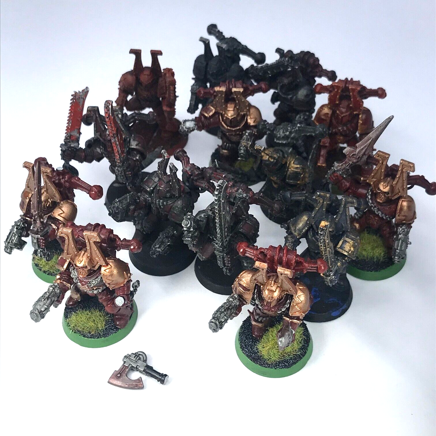 Classic Khorne Chaos Space Marine Squad - Part Painted - Warhammer 40K C3924