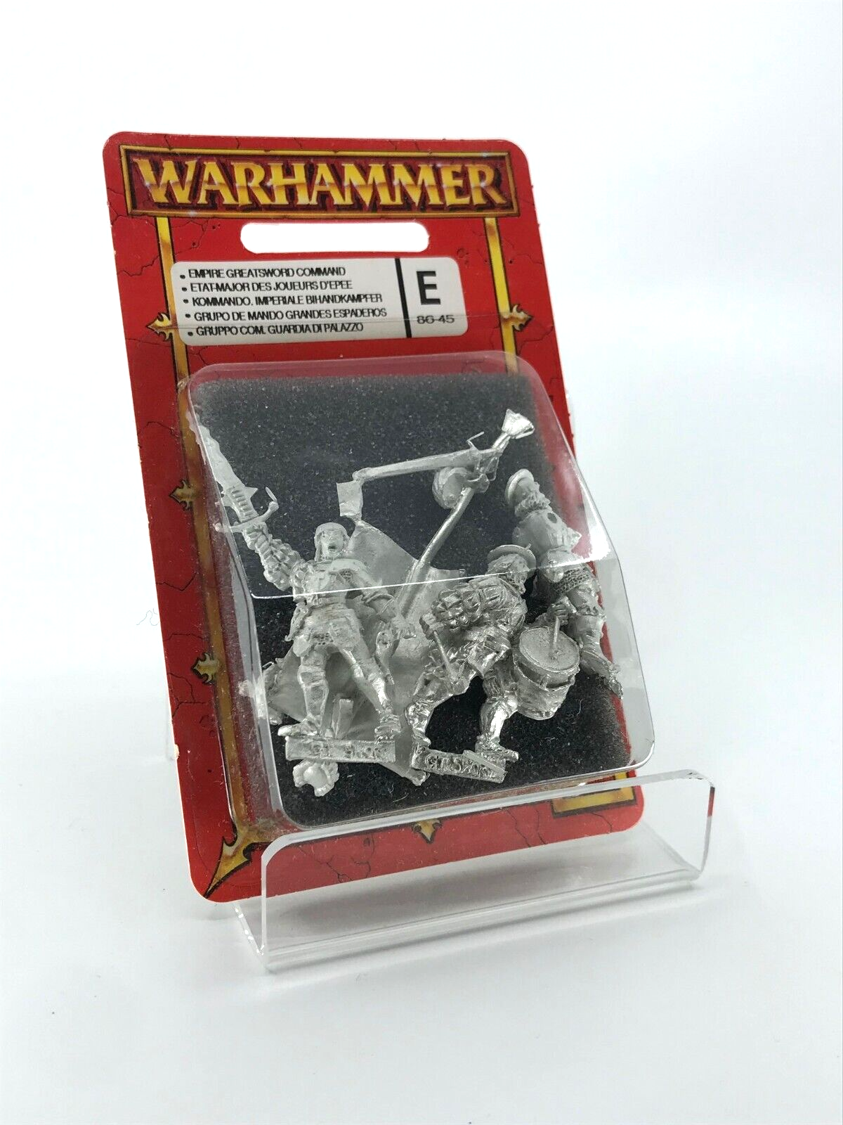 The Empire Greatsword Command Freepeople Sigmar Blister Warhammer Fantasy C4601