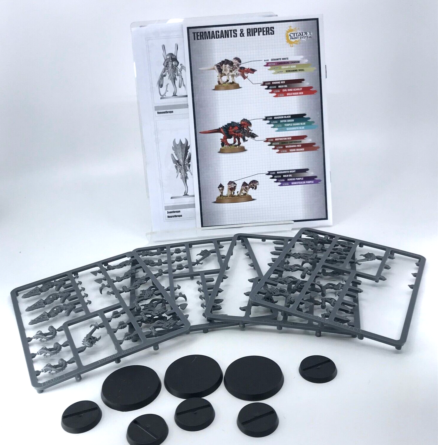 Tyranid Termagants & Rippers Parts on Sprues Spares - Warhammer 40K C7