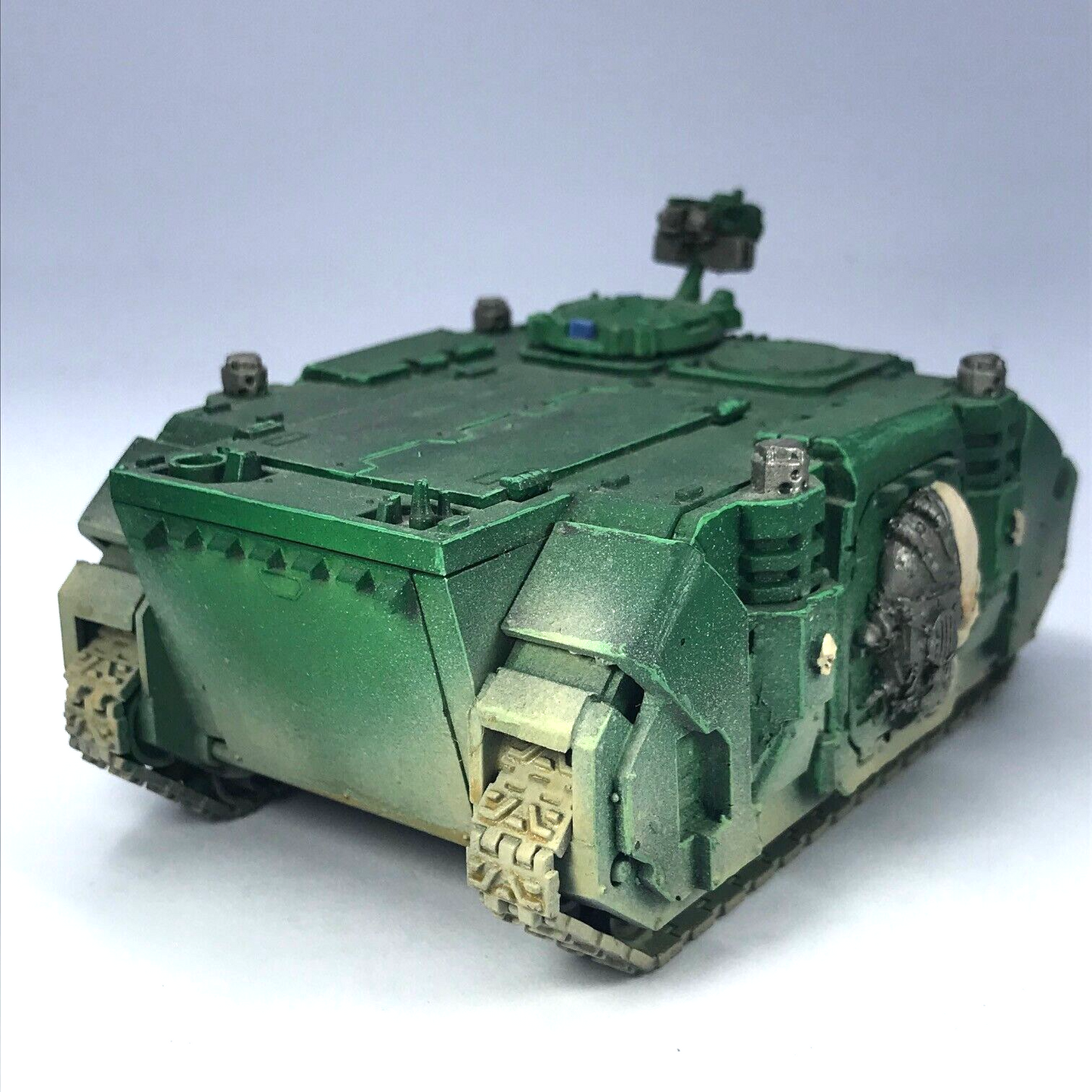 Classic Space Marine Rhino Dark Angels Vehicle - Painted - Warhammer 40K C3305