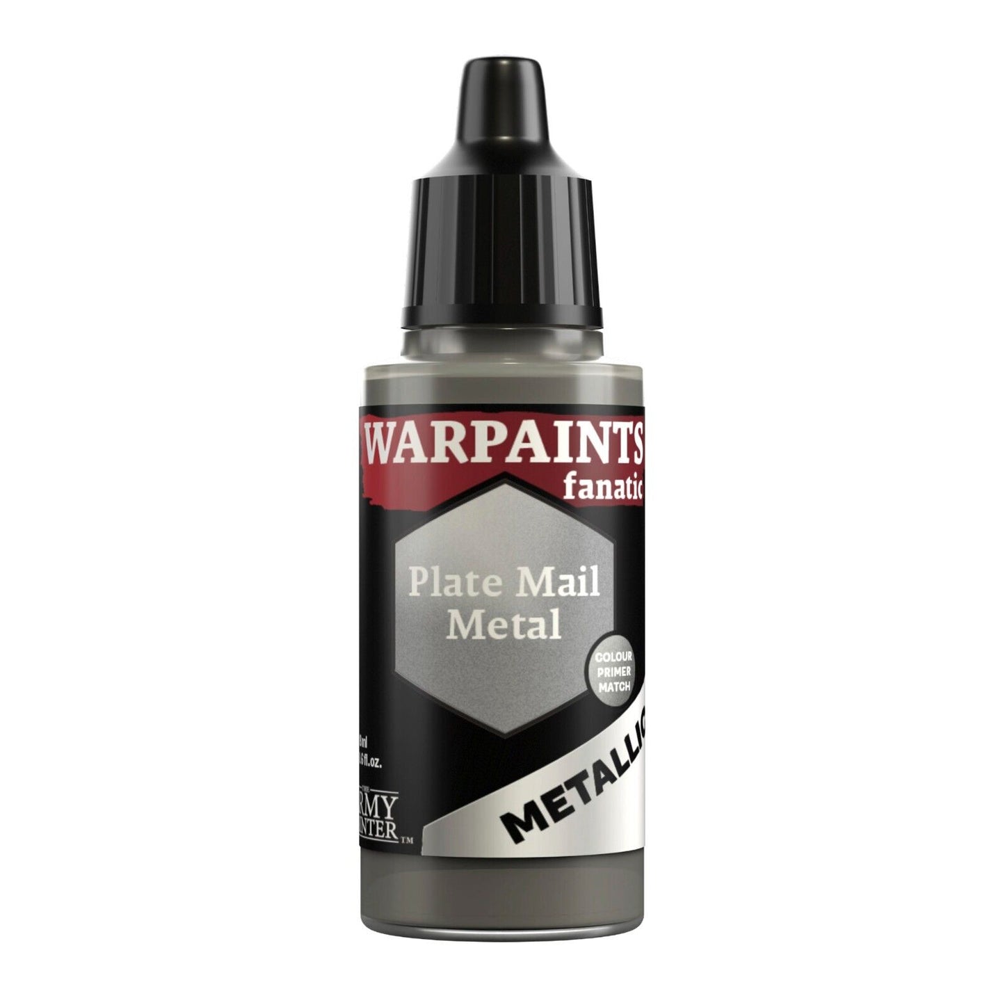 Plate Mail Metal Paint - Warpaints Fanatic Metallic 18ml - The Army Painter