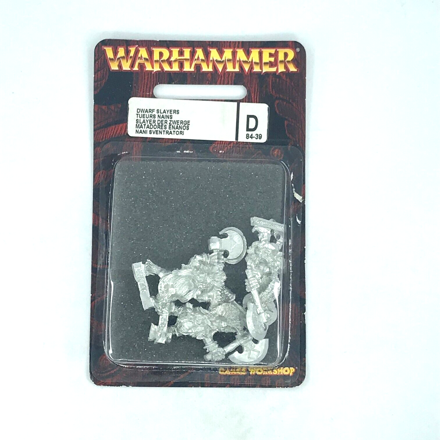 Metal Dwarf Troll Slayers Blister - Warhammer Fantasy C844