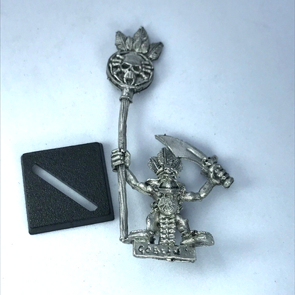 Forest Goblin Standard Bearer Dated 1992 Metal Citadel Warhammer Fantasy X6086