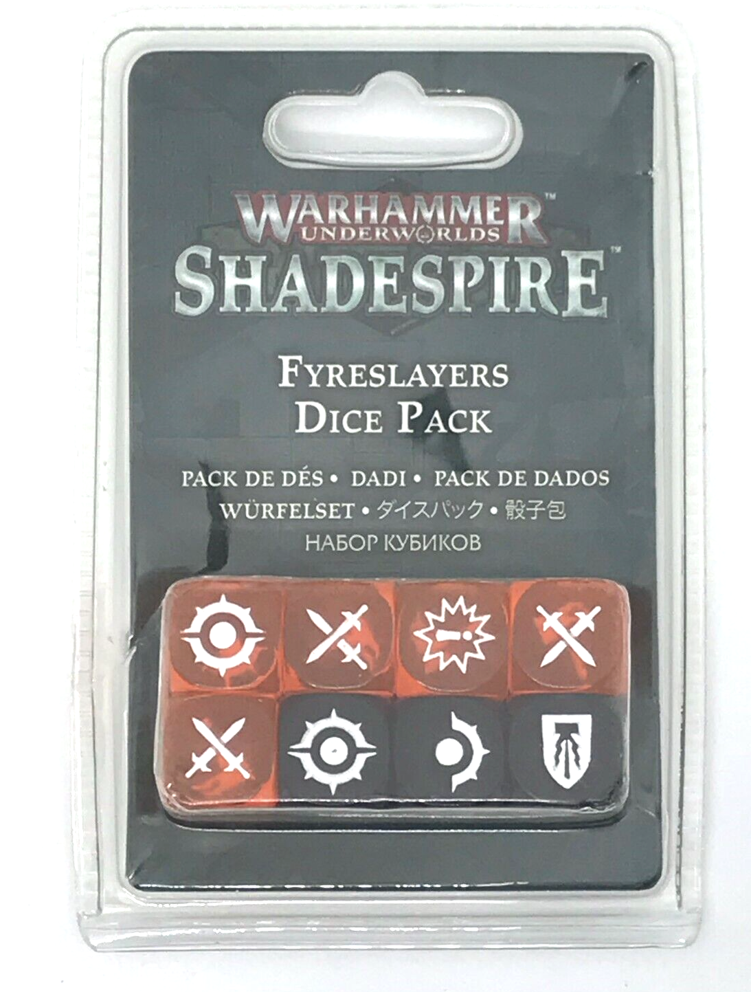 Underworlds Shadespire Fyreslayers Dice Pack - Warhammer Underworlds BOX32