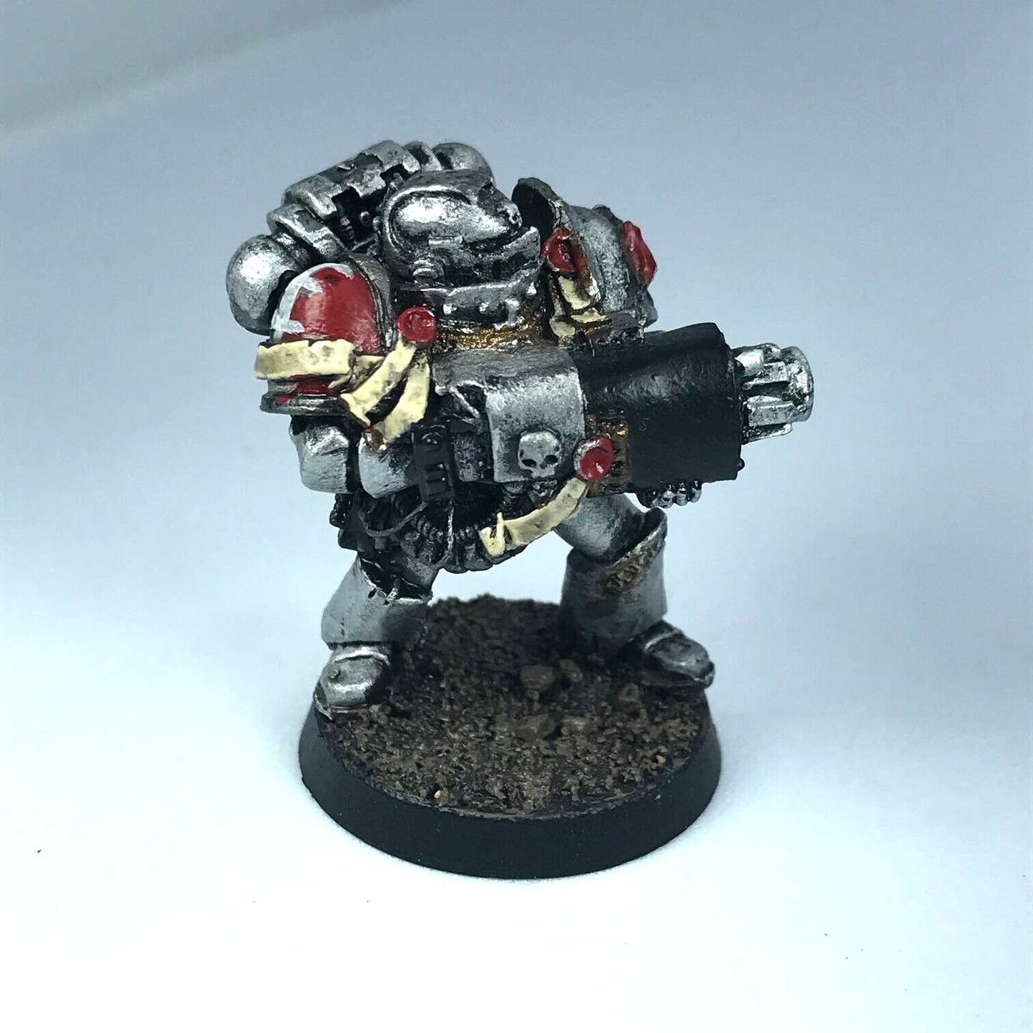 Metal Classic Grey Knight With Psycannon Space Marine - Warhammer 40K X11380