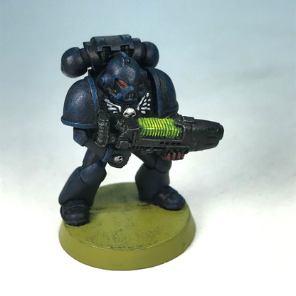 Metal Classic Space Marine with Plasma Gun Rogue Trader - Warhammer 40K X8484