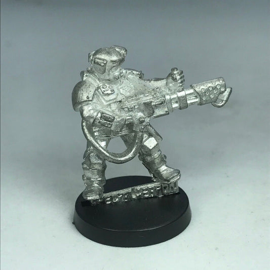 Metal Imperial Guard Kasrkin Stormtrooper Flamethrower - Warhammer 40K X1935