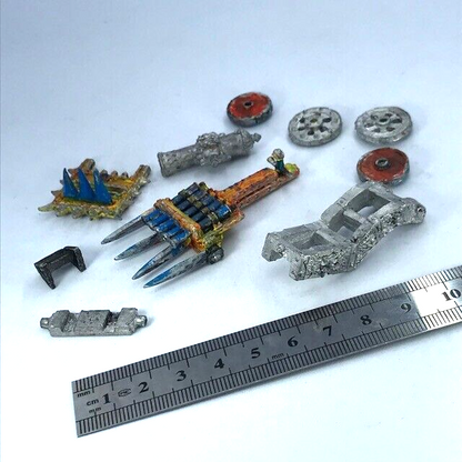 Dwarf Cannon /  Organ Gun Parts Spares - Warhammer Fantasy Classic Metal C4526