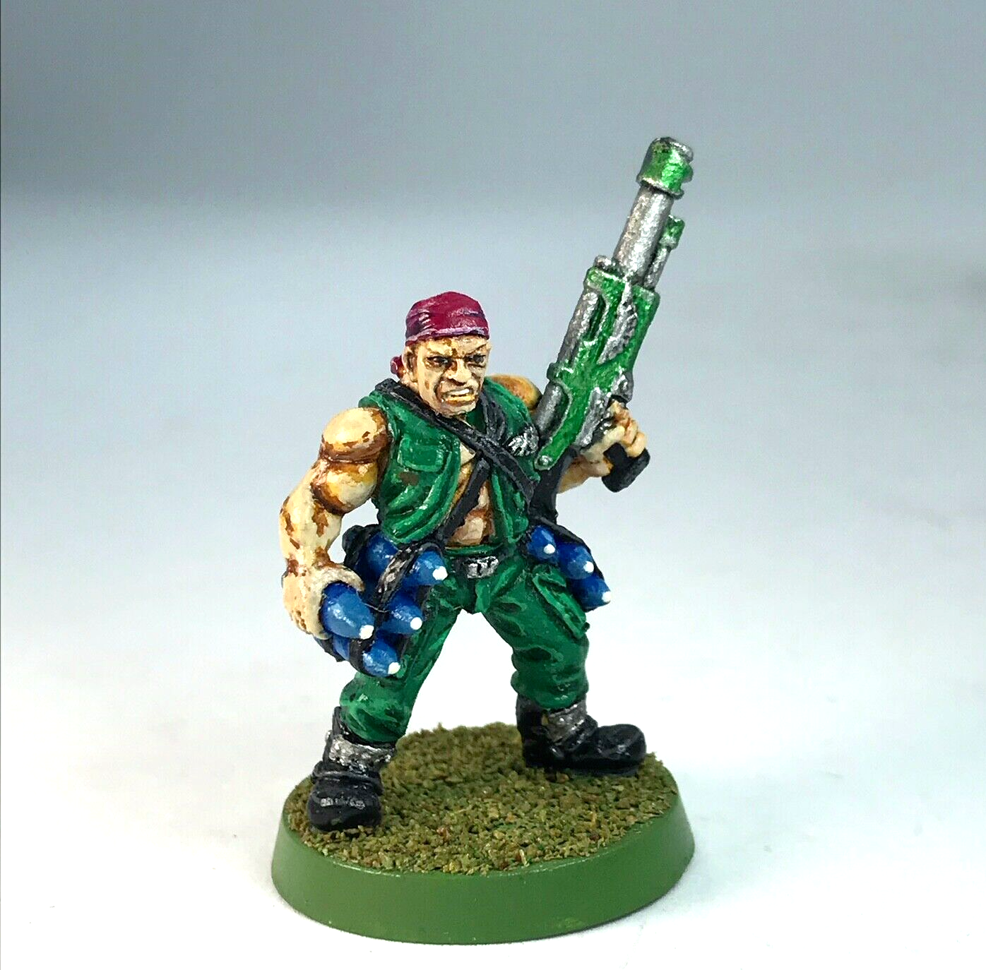 Catachan Jungle Fighter Painted Imperial Guard - Warhammer 40K Metal X141