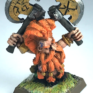 Metal Classic Dwarf Troll Slayer Warrior Painted - Warhammer Fantasy X10462