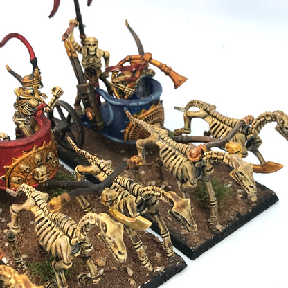 Skeleton Chariot Regiment Tomb King Tomb Kings - Painted Warhammer Fantasy BOX91