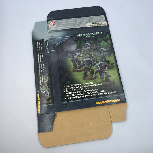 Classic 13th Company Wulfen Box Only - EMPTY BOX - Warhammer 40K