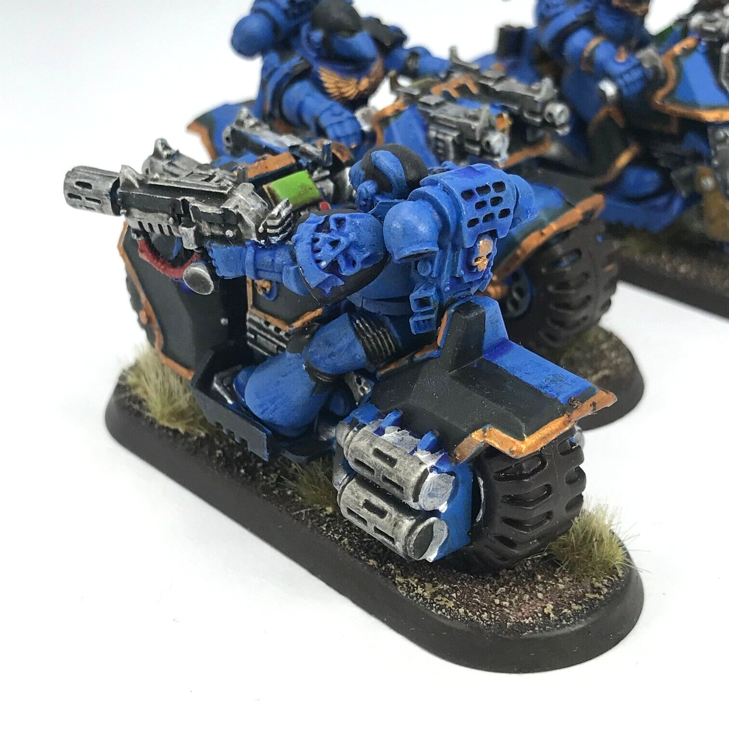 Space Marine Bike Squad - Painted - Warhammer 40K C2706