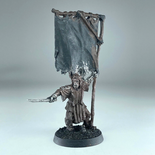 Mordor Orc Standard Bearer - LOTR Warhammer / Lord of the Rings Metal X3050