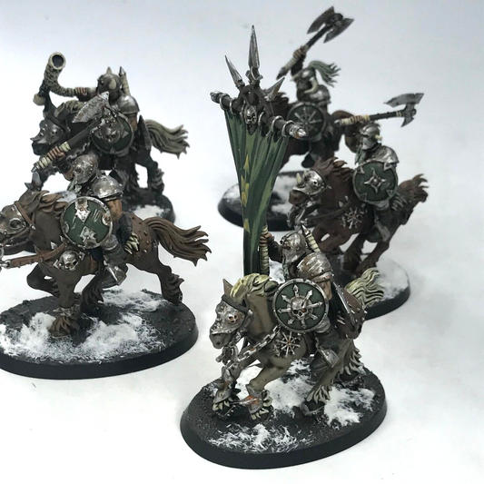 Nurgle Chaos Marauder Knights - Painted - Warhammer Age of Sigmar C2447