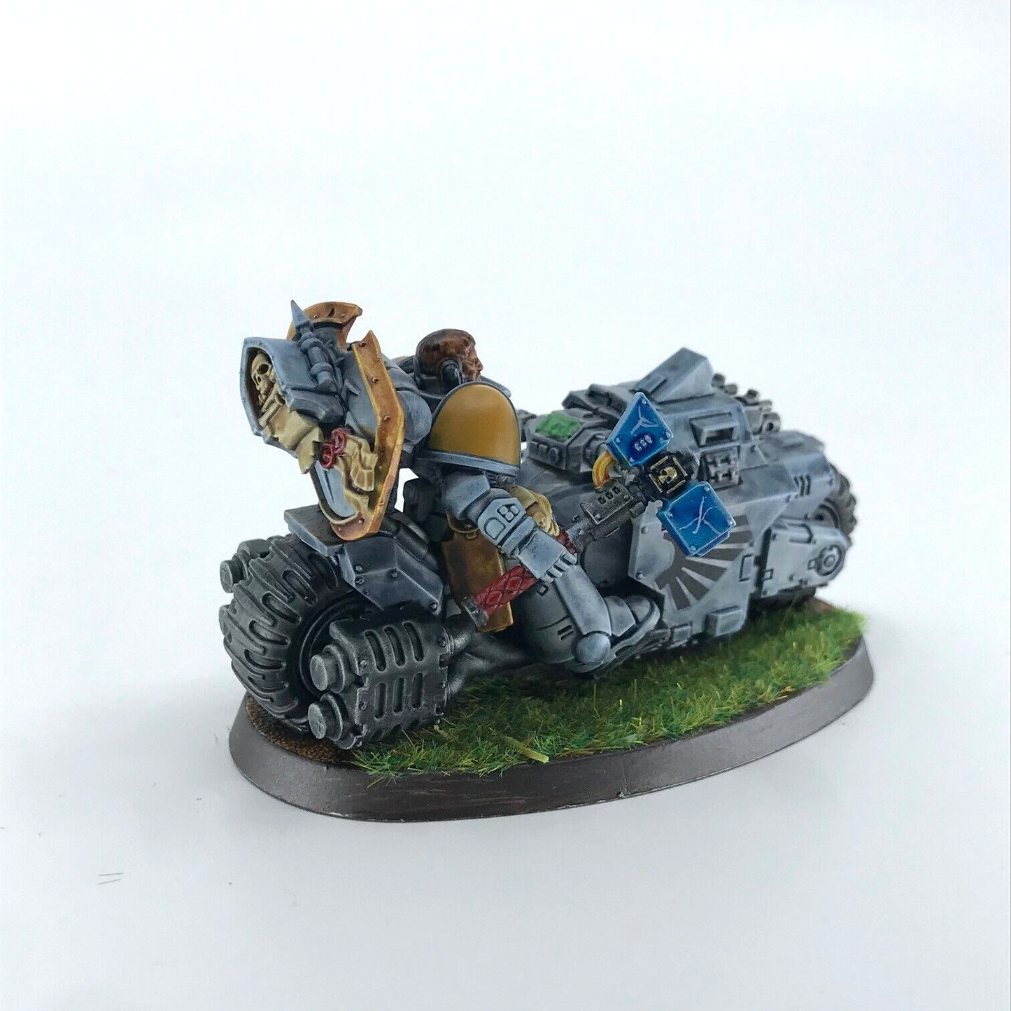 Captain / Lieutenant on Bike Space Wolves Space Marines - Warhammer 40K C4883