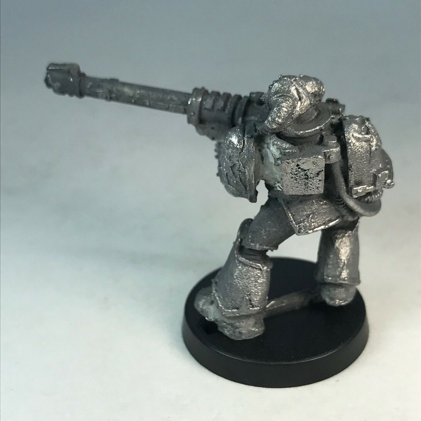 Metal Chaos Space Marine Lascannon - Corrosion on model - Warhammer 40K X7992