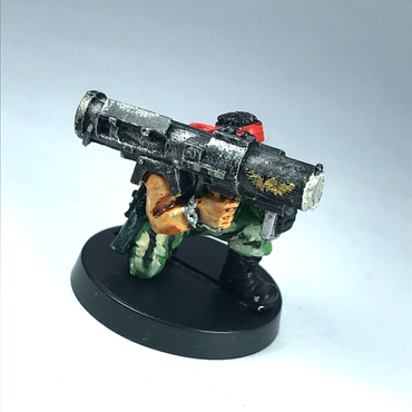 Catachan with Rocket Launcher Imperial Guard Warhammer 40K Classic Metal X13166