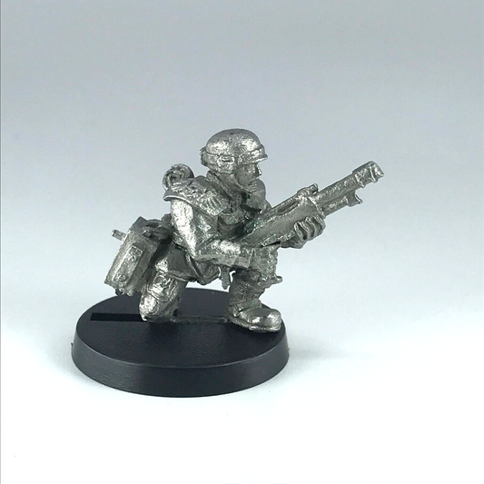 Cadian Shock Troop Lascannon Crew Imperial Guard - Warhammer 40K Metal X95