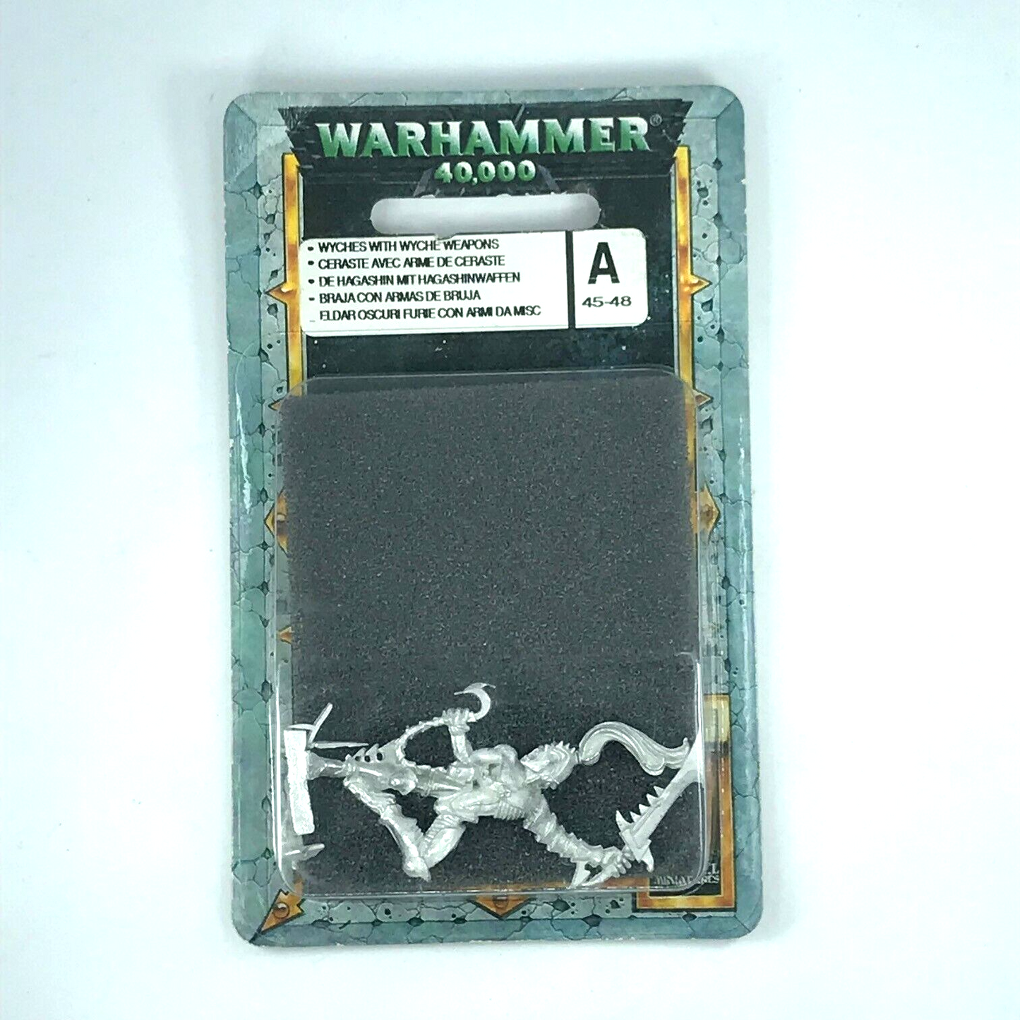 Metal Dark Eldar Wyche Wyches with Weapon Blister - Warhammer 40K C1649