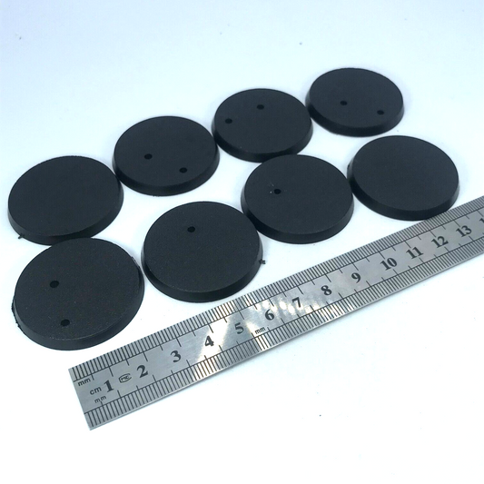 X8 Original 1999 40mm Round Bases - Warhammer 40K / Lord of the Rings C354