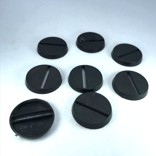 Original Games Workshop 25mm Round Bases Dated 1992 - Warhammer 40K X3686