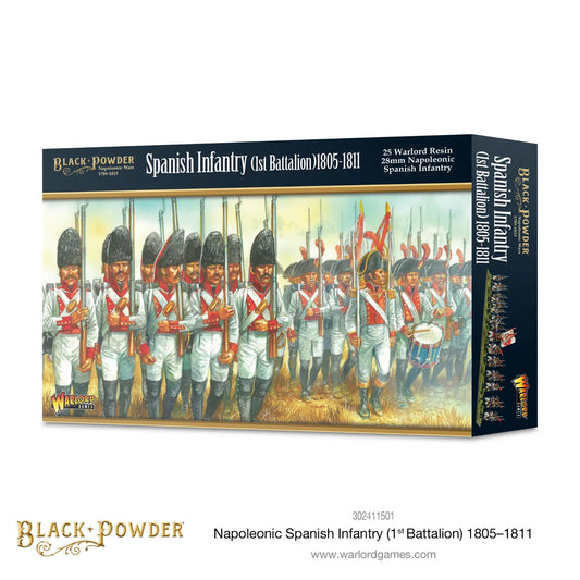 Napoleonic Spanish Infantry (1st Battalion) - Warlord Games Black Powder