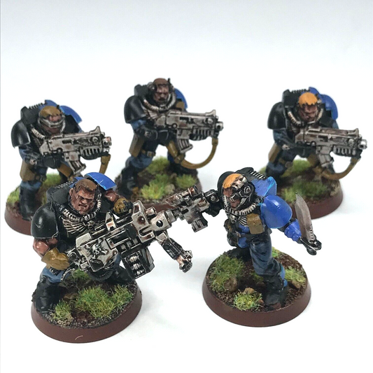 Space Marine Scout Scouts Section - Painted - Warhammer 40K C2707