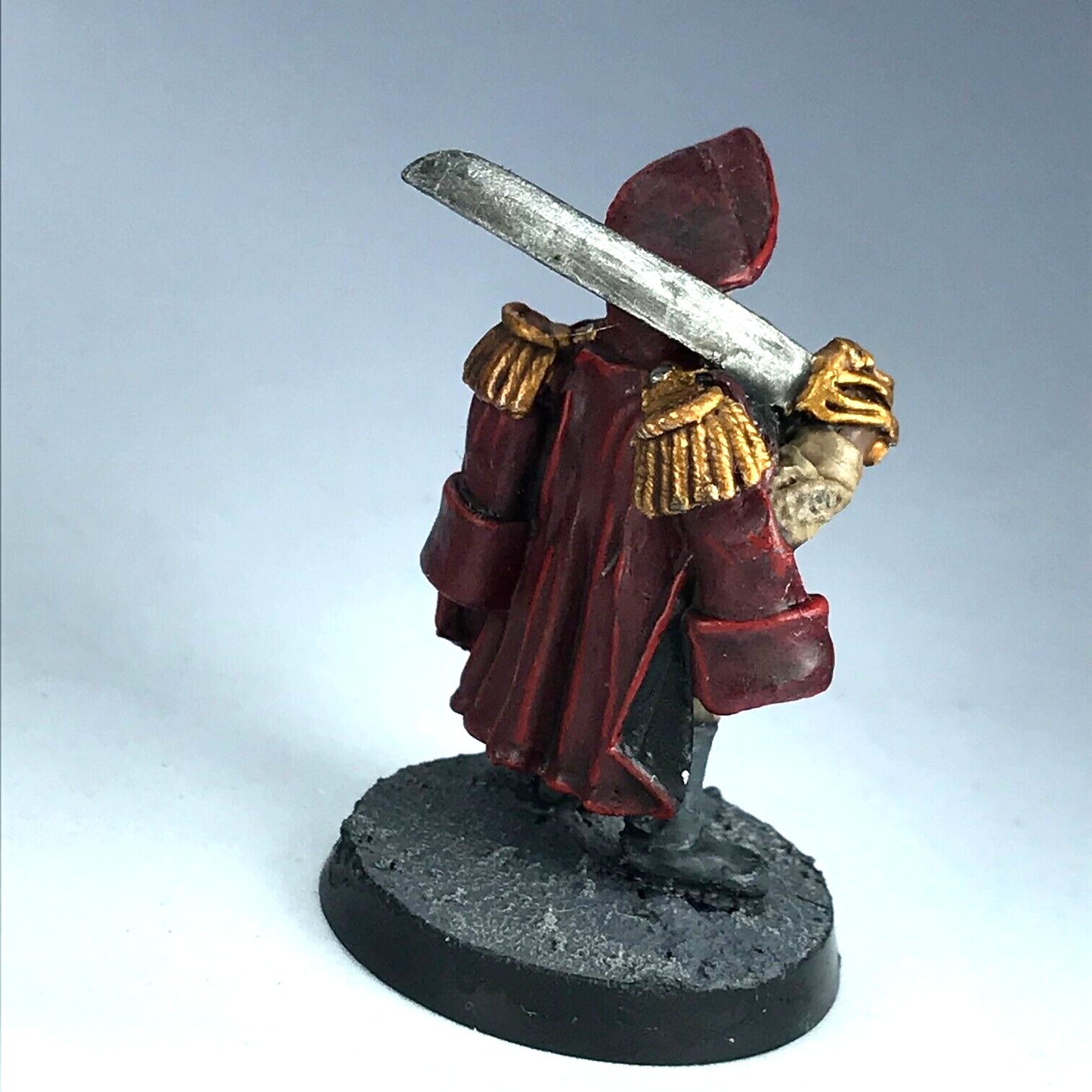 Metal Commissar Imperial Guard Astra Militarum - Painted - Warhammer 40K X6383