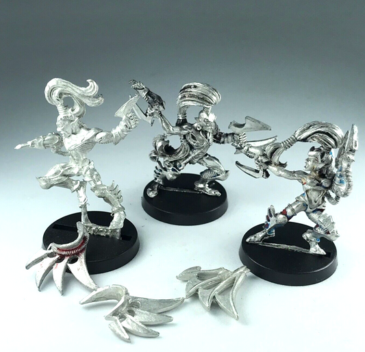 Classic Metal Dark Eldar Wych Warrior Trio - Warhammer 40K X1162