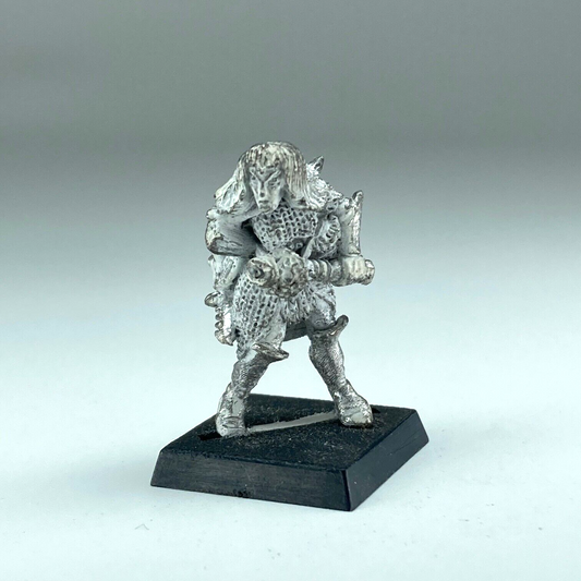Dark Elf Warrior - Dark Elves - Warhammer Citadel Classic Metal X558